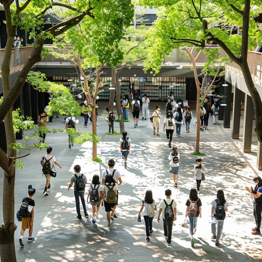Student Courtyard Free Campus green building Image - Campus, Glass, Building | Download ...