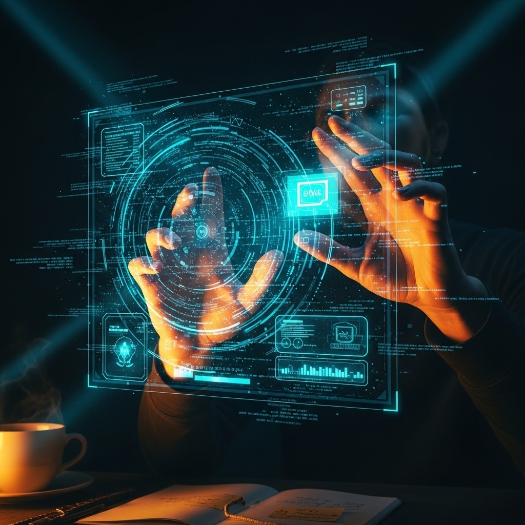 Free Holographic Code Interface Image - Holographic, Technology ...
