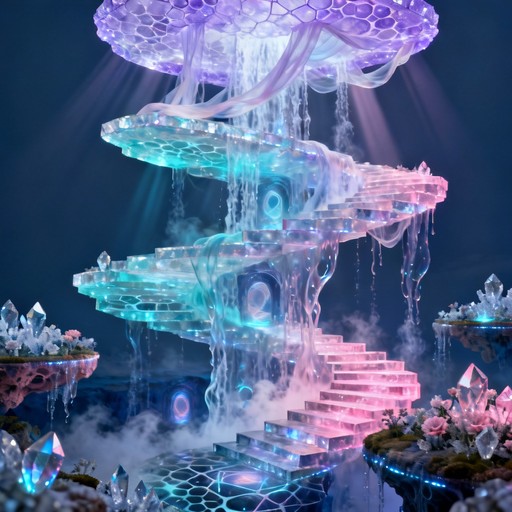 Free Ethereal Crystal Staircase Image - Ethereal, Crystalline, Fantasy ...
