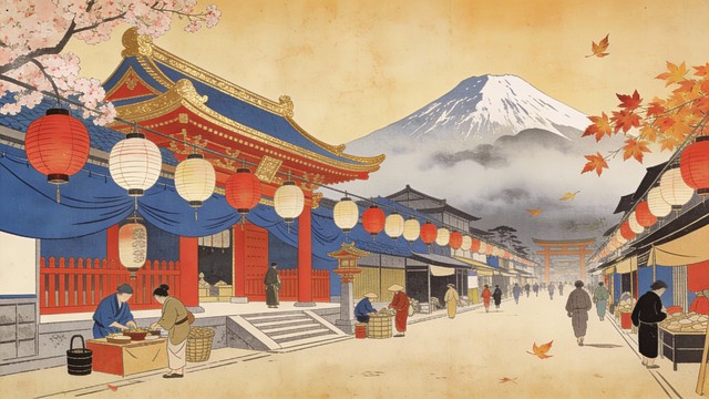 Free Edo Street Life Image - Ukiyo-e, Japan, Woodblock | Download at ...