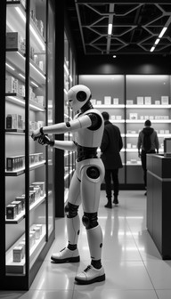 Robotshop Assistant Free Robot Retail Assistant Image - Robot, Retail, Futuristic ...