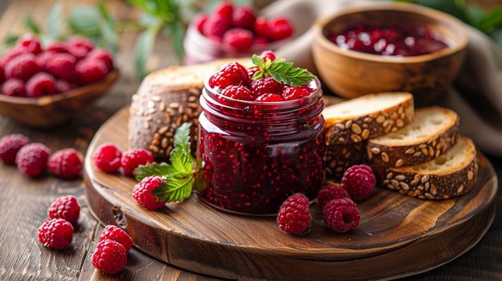 Utah Raspberry Jam Free Raspberry Jam Serving Image - Raspberries, Breakfast, Jam ...