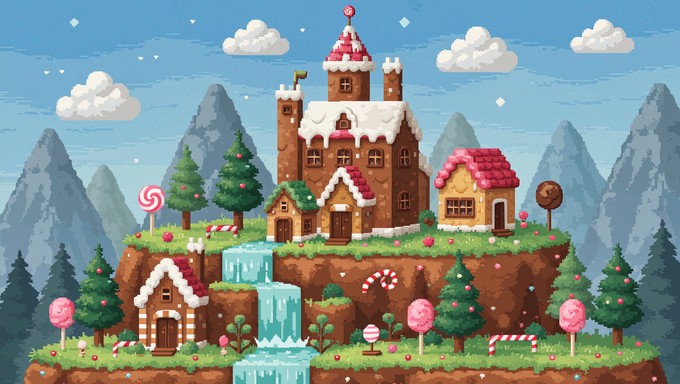 Free Sweet Pixel Paradise Image | Download at StockCake
