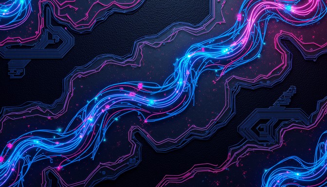 Free Neon Circuit Matrix Image - Cyberpunk, Circuit, Neon | Download at ...