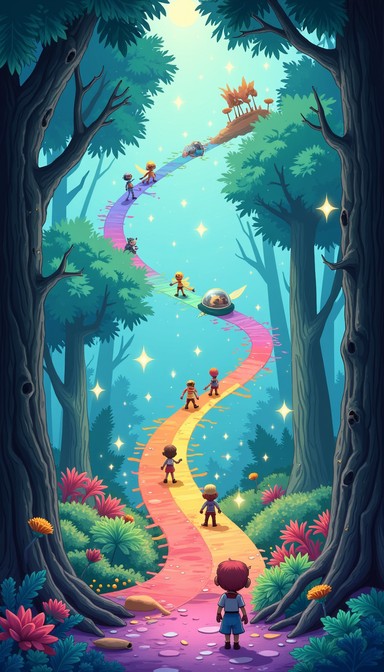 Follow Forest Free Magical Forest Journey Image | Download at StockCake