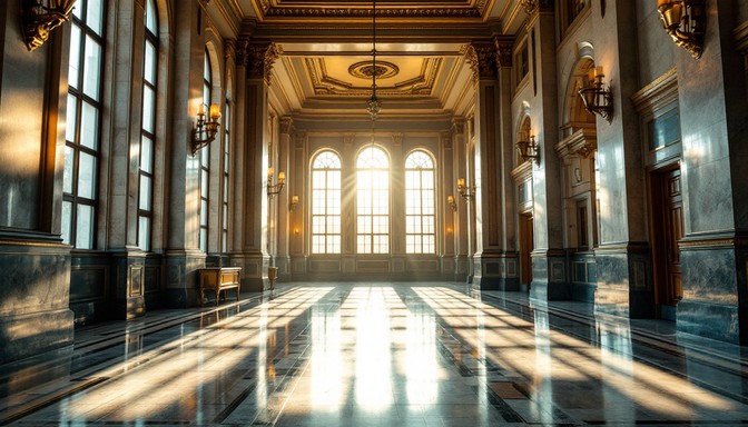 Free Sunlit Palace Hall Image - Palace, Marble, Sunlight | Download at ...