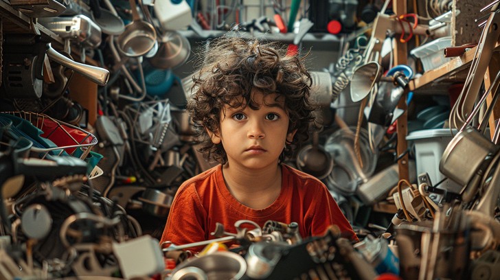 Free Curious Amidst Clutter Image | Download at StockCake