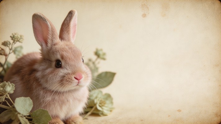 Free Vintage Bunny Portrait Image - Bunny, Rabbit, Vintage | Download ...