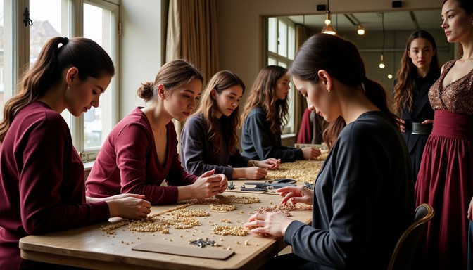 Behind Handwork Free Craftwork in burgundy Image - Craftwork, Burgundy, Artisans ...