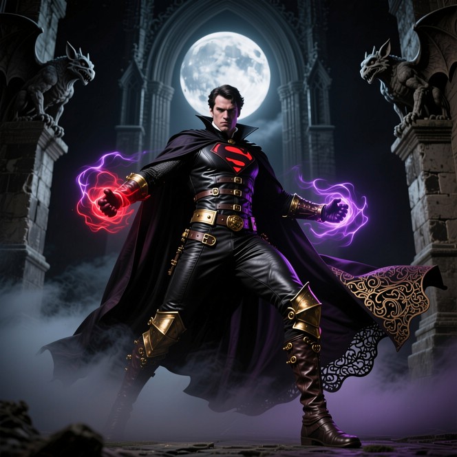 Power Goth Free Gothic Hero Rises Image - Superman, Gothic, Superhero | Download ...