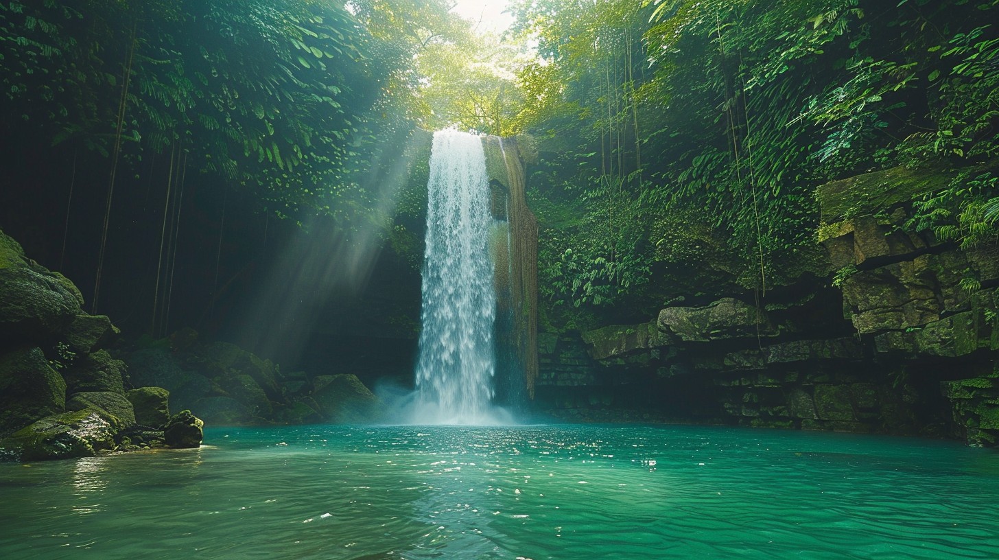 Download Mystical Waterfall Escape Image - Waterfall, Emerald, Pool ...