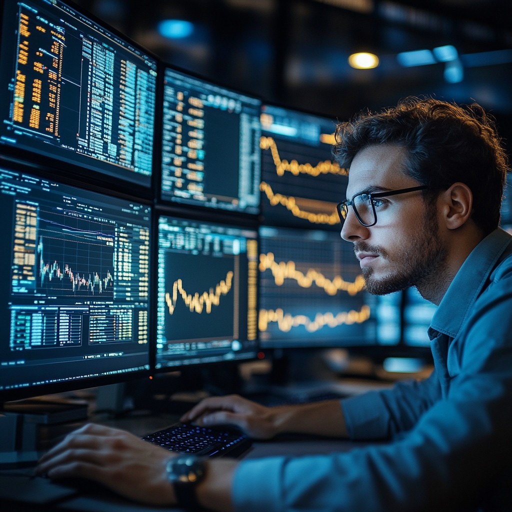 Free Focused data analyst Image - Technology, Analyst, Monitors ...