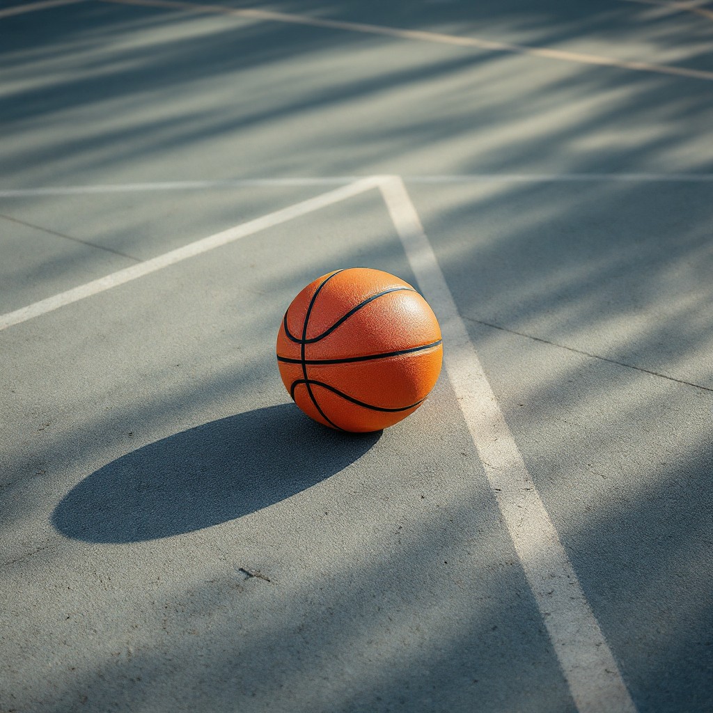 Basketball Shadow Color Free Basketball Casts Shadow Image - Basketball, Court, Shadows ...