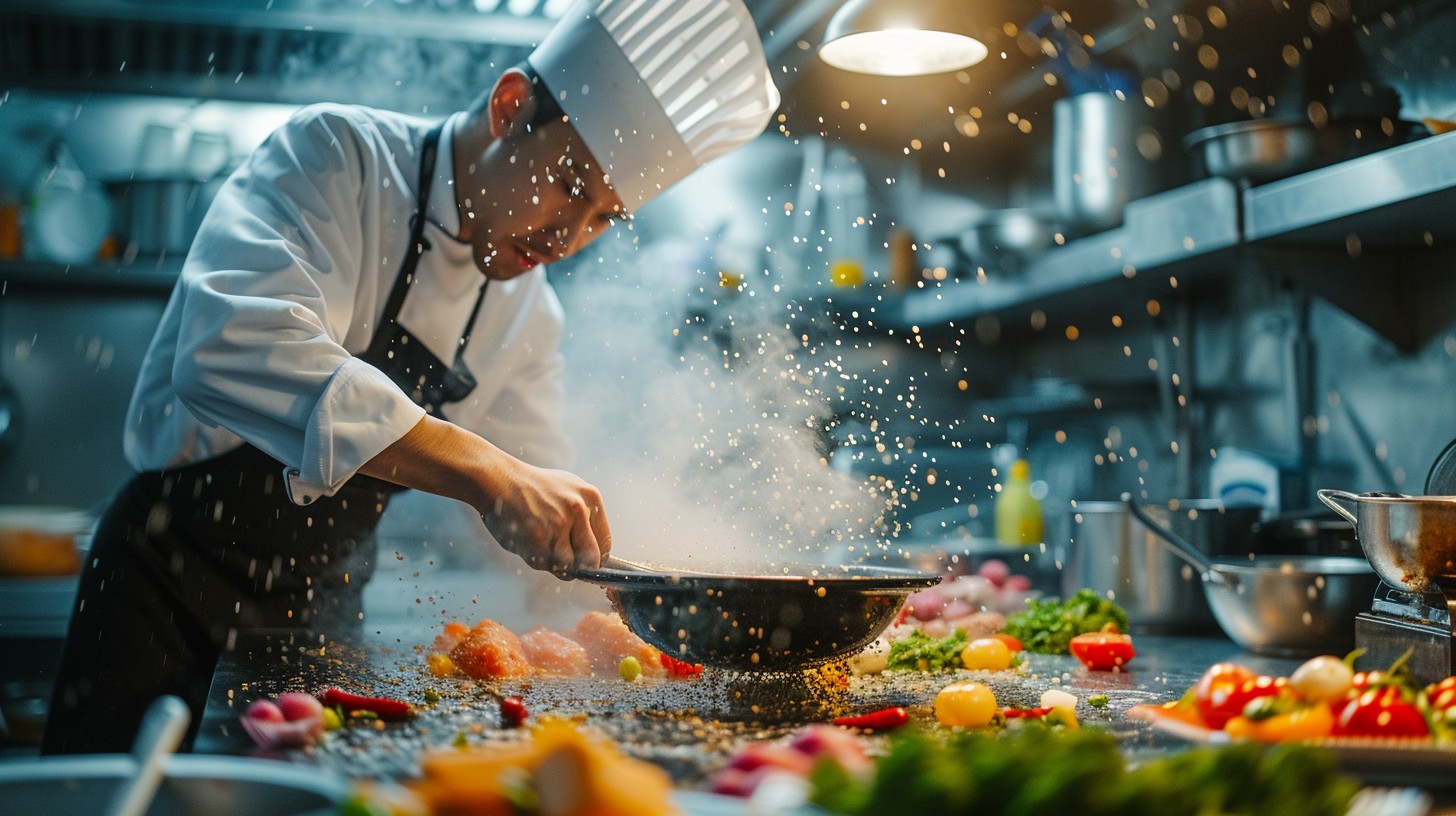 Free Chef Cooking Passionately Photo - Chef, Cooking, Kitchen ...