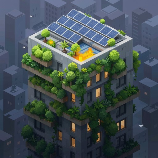 Free Sustainable Pixel Architecture Image - Pixel, Isometric ...