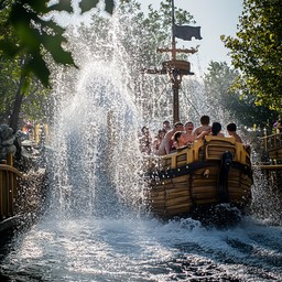 Free Exciting Water Ride Image - Amusement, Park, Boat | Download at ...