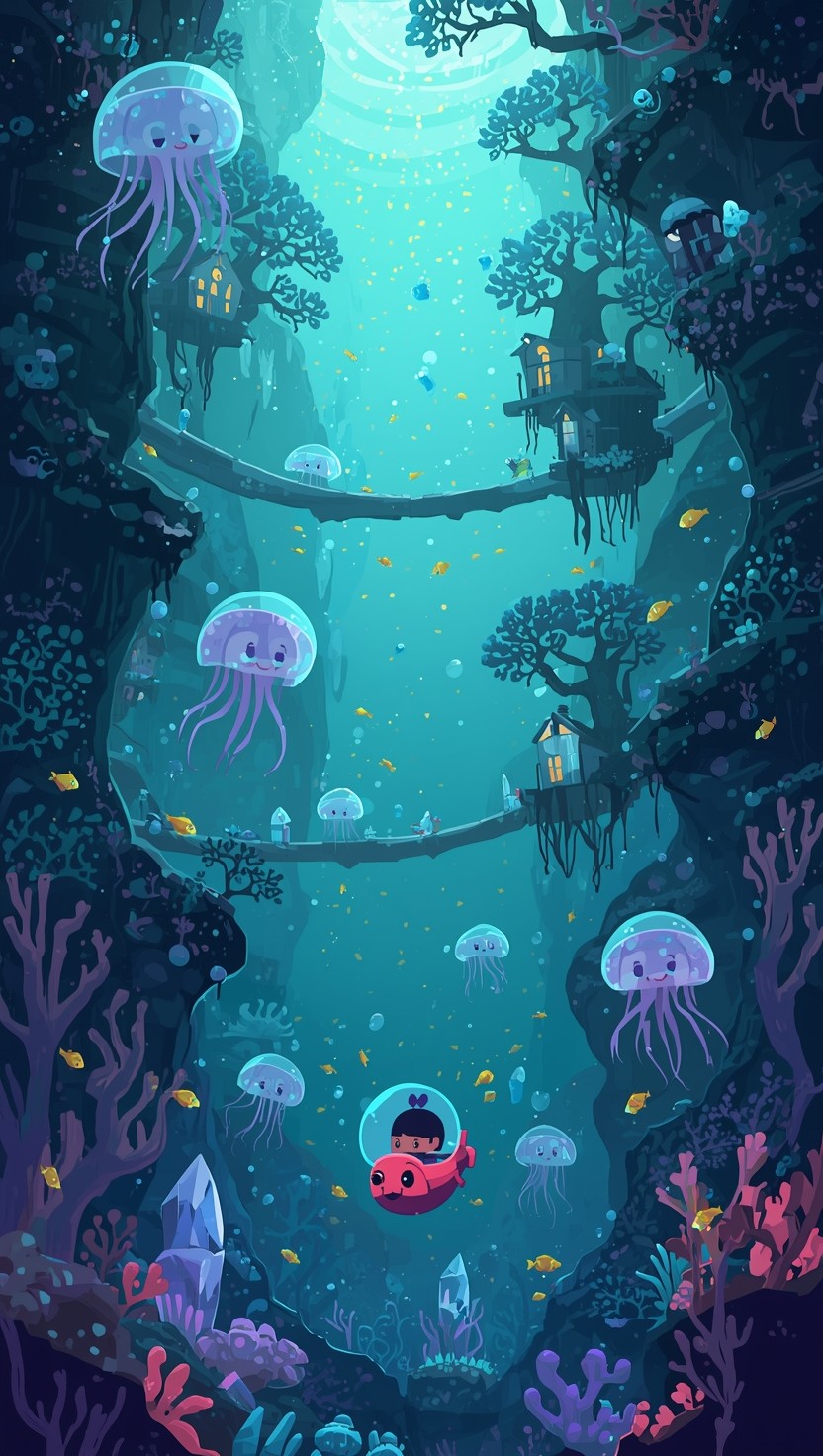 Free Magical Ocean Exploration Photo - Underwater, Ocean, Submarine ...