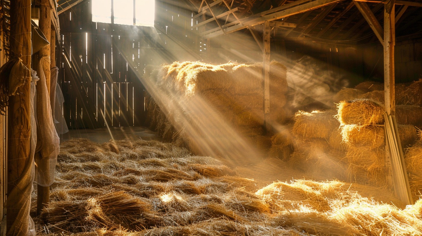 Free Rustic Barn Sunrise Image - Sunrise, Barn, Hay | Download at StockCake