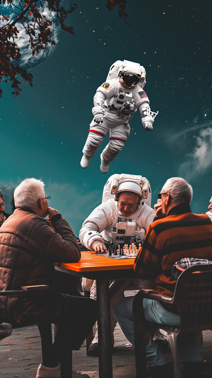Free Astronauts Gravity Defied Image - Astronaut, Surreal, Friends ...