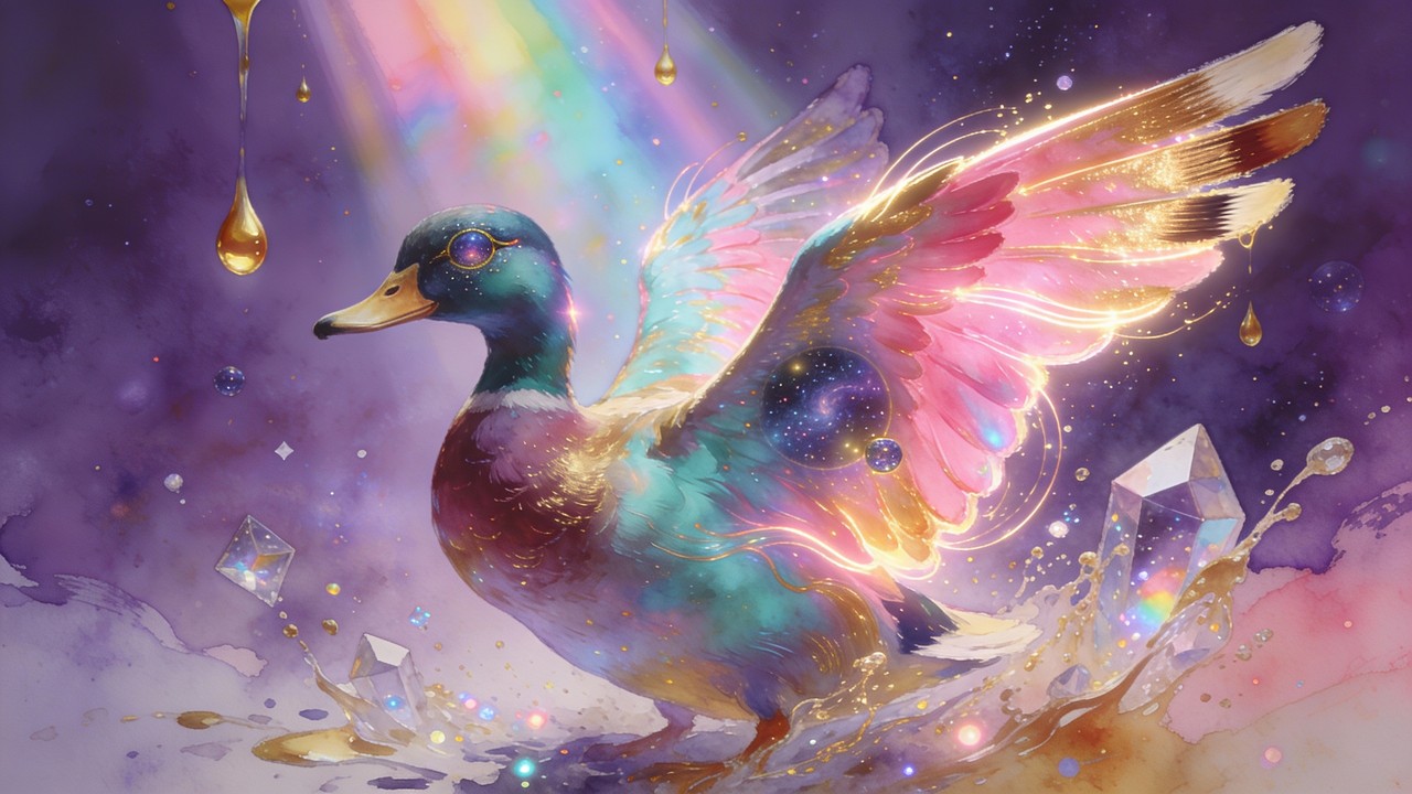 Free Magical Iridescent Duck Image - Duck, Fantasy, Magical | Download ...