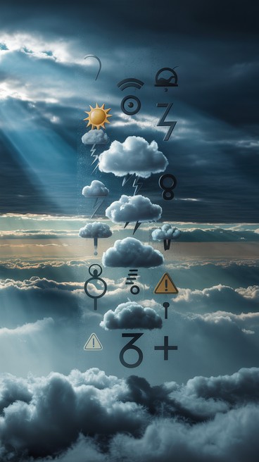 Free Layered Weather Icons Image - Meteorological, Symbols, Weather ...