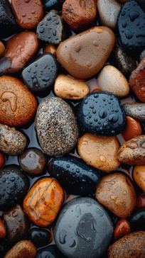 Free Colorful Wet Pebbles Image - Pebbles, Wet, Colorful | Download at ...