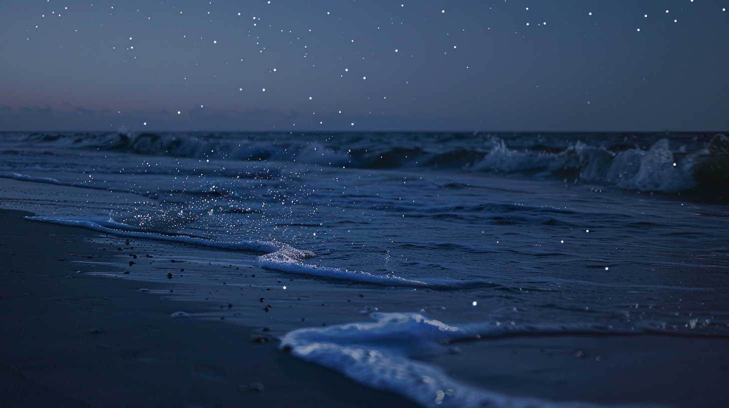Free Starry Beach Night Image - Beach, Stars, Night | Download at StockCake