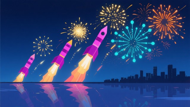 Free Colorful Rocket Celebration Image - Fireworks, Celebration ...