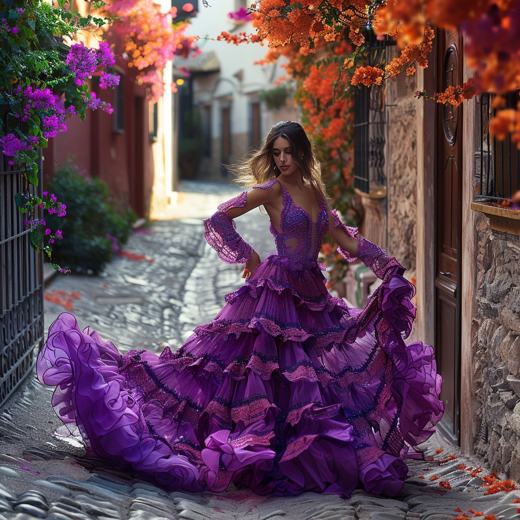Free Elegant Purple Gown Image - Woman, Gown, Purple | Download at ...