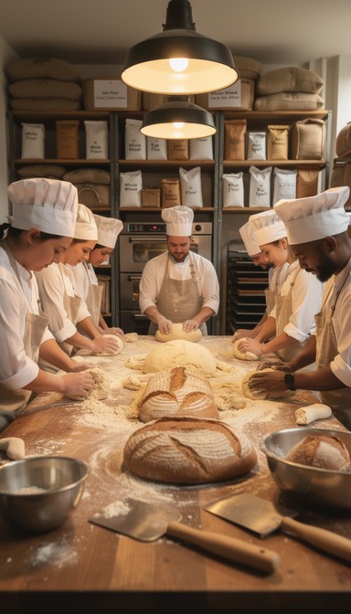 Free Artisan Bread Production Image - Bakery, Factory, Workers ...