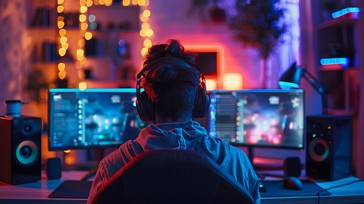 Free Gamer at Work Image - Gaming, Technology, Computers | Download at ...