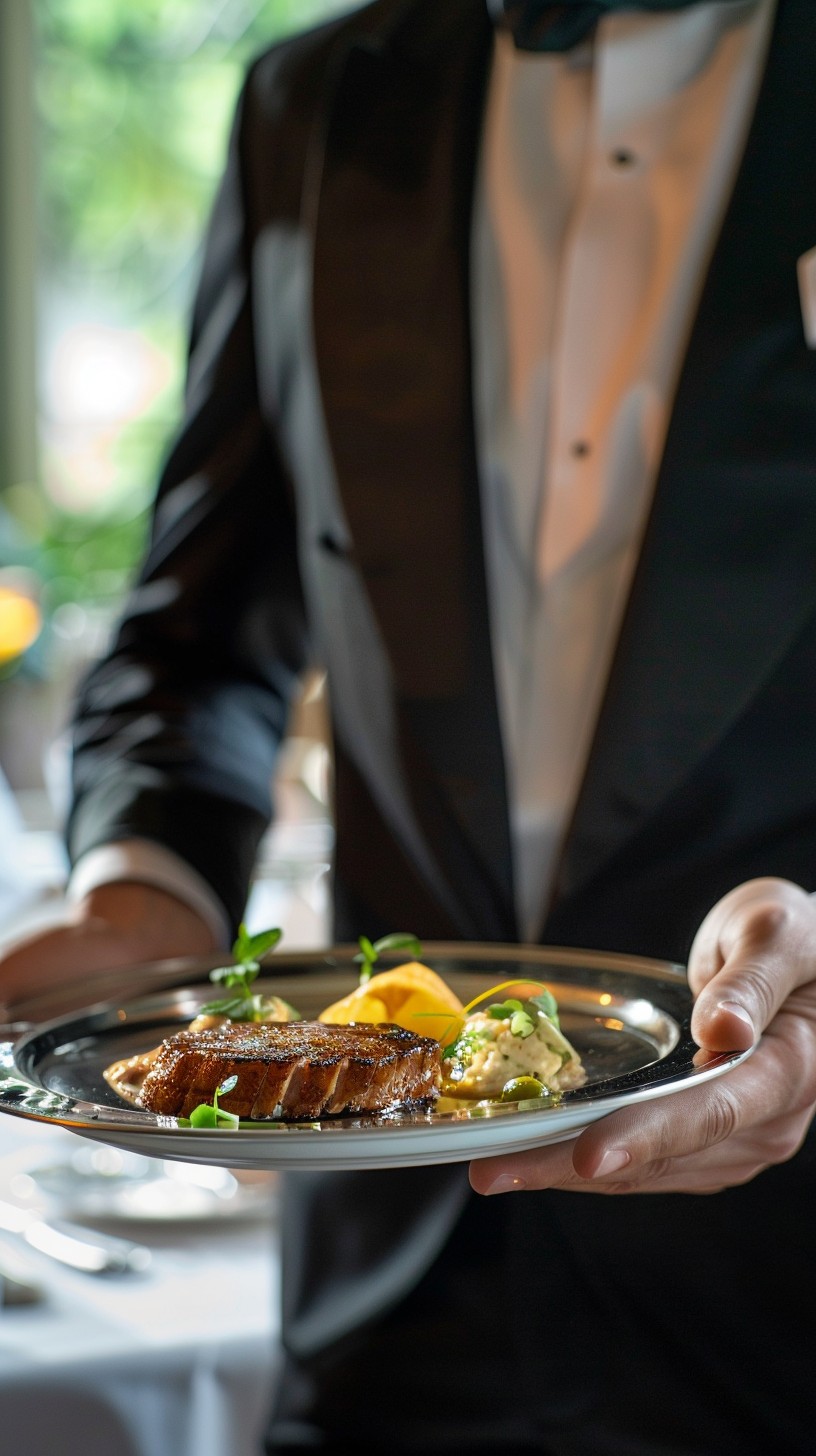 Dining Service Background Free Elegant Dining Service Image - Waiter, Serving, Fine Dining ...