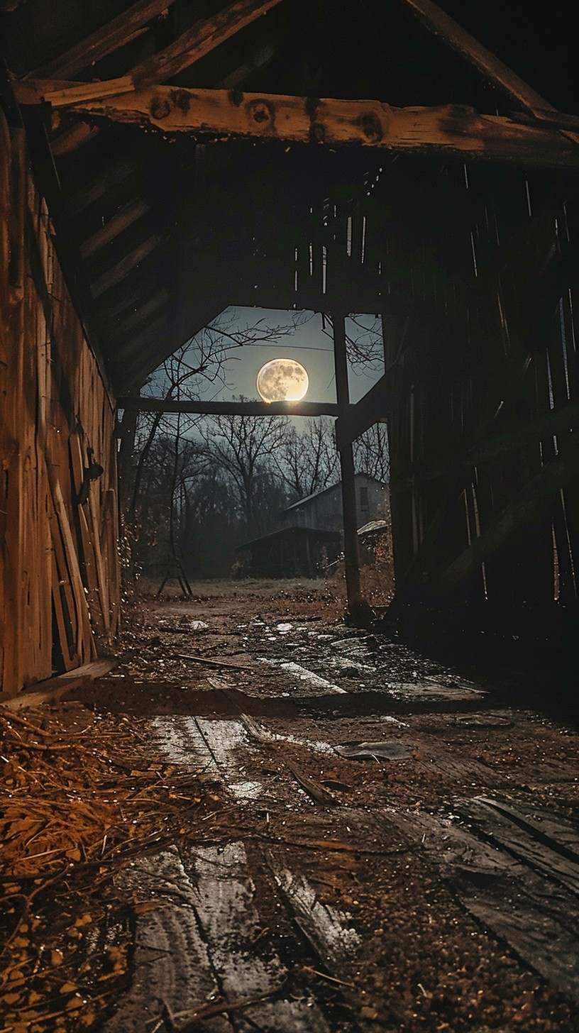 Rustic Moon Free Moonlit Rustic Barn Image - Moon, Barn, Night | Download at StockCake