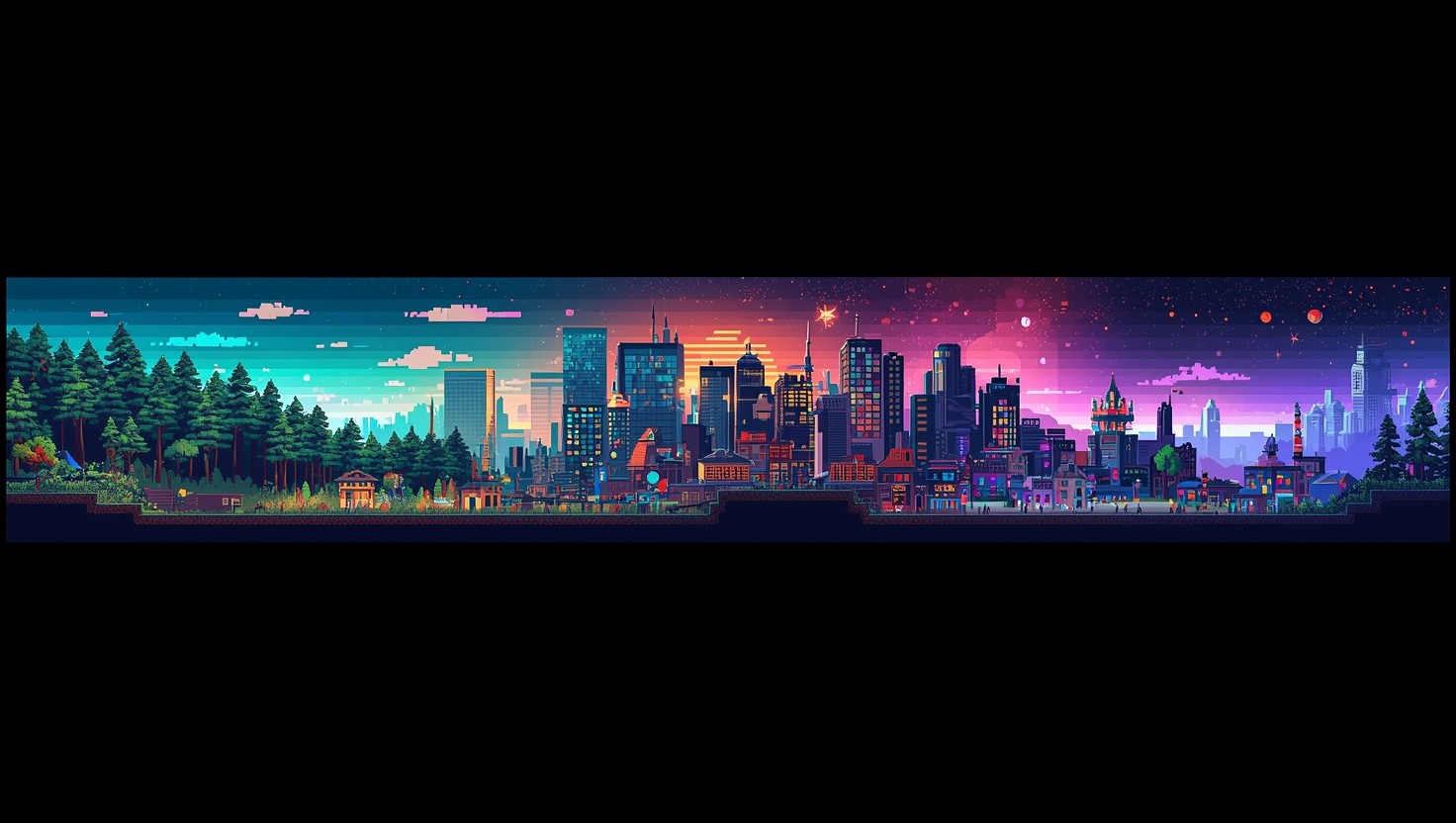 Free Neon Pixel Adventure Image - Pixel, Retro, 8-bit | Download at ...