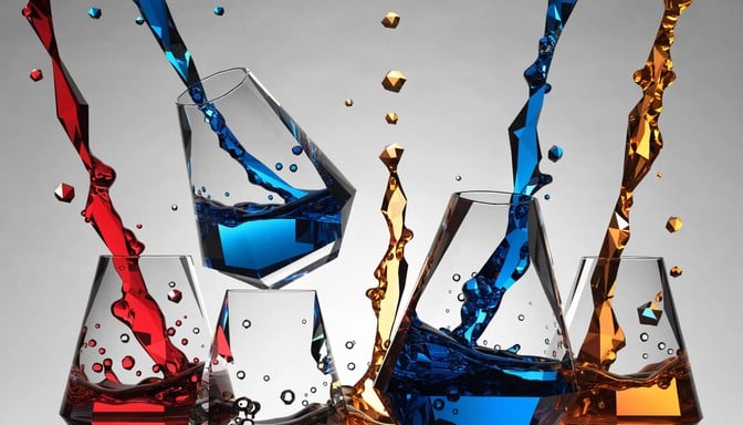 Free Geometric Liquid Flow Image - Low-poly, Geometric, Liquid ...