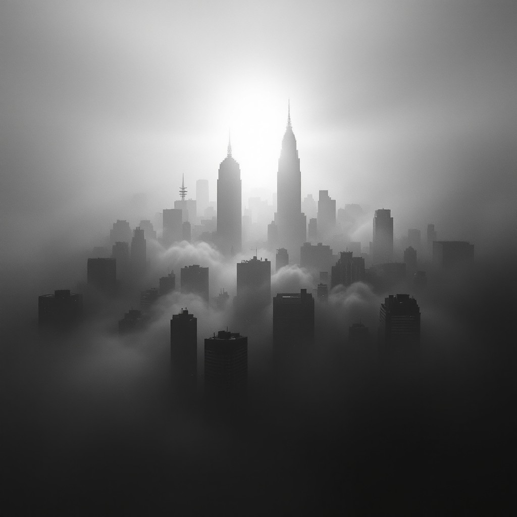 Free Urban Fog Symphony Image - Cityscape, Fog, Skyscrapers | Download ...