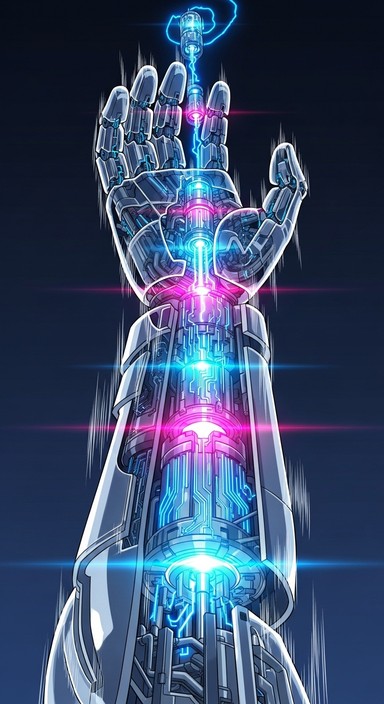 Free Cyberpunk Mechanical Arm Image - Cyberpunk, Robotic, Mechanical ...