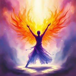 Free Phoenix Dancer Rising Image - Watercolor, Dance, Phoenix ...