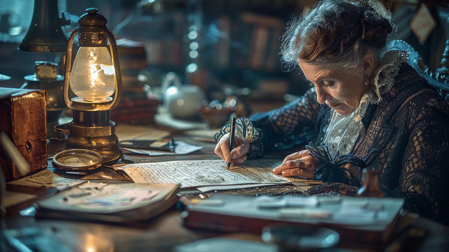 Writing Later Free Writing Historical Letters Photo - Elderly, Woman, Writing ...