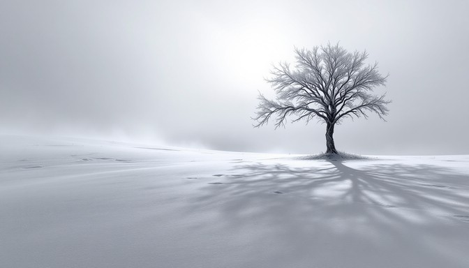 Free Solitary Winter Tree Image - Winter, Minimal, Tree | Download at ...