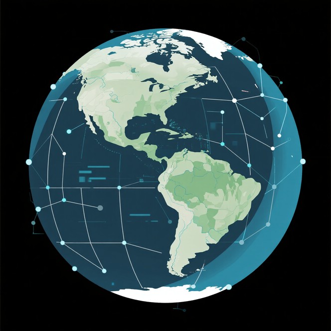 Free Digital World Map Image - Globe, Earth, Network | Download at ...