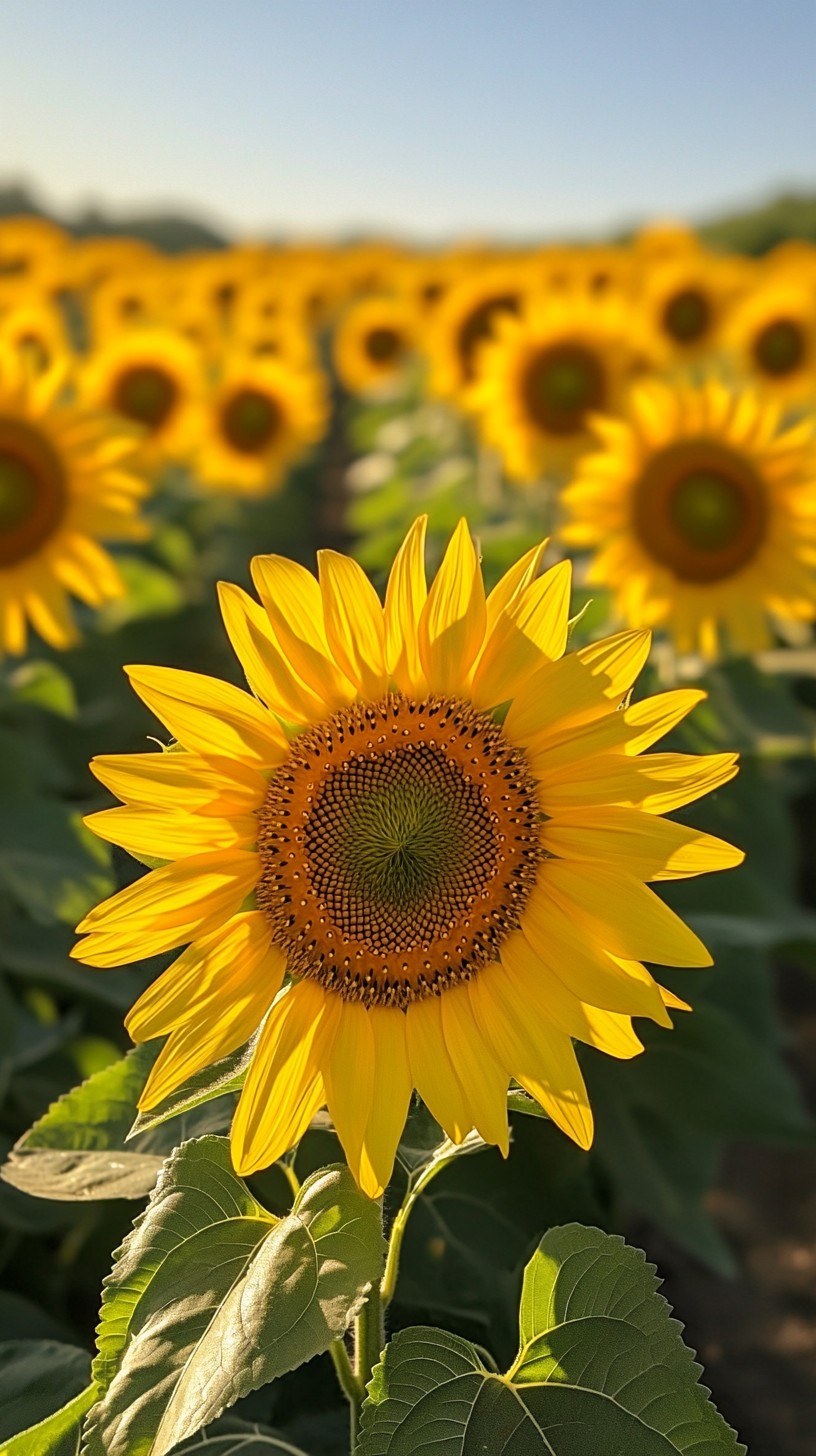 Free Bright Sunflower Field Image - Sunflower, Field, Yellow | Download ...