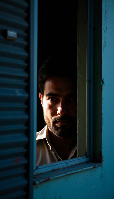 Free Cautious Window Gaze Image | Download at StockCake