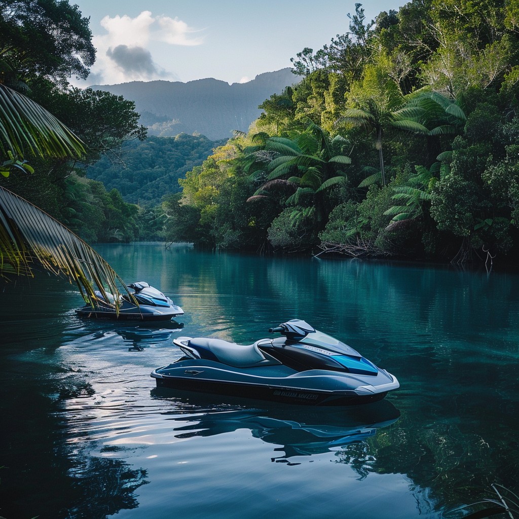 Free Serene Lake Escape Image - Jetski, Lake, Tropical | Download at ...