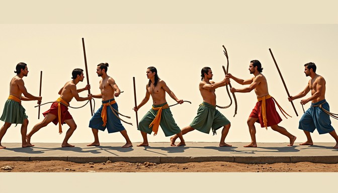 Free Ancient staff training Image - Traditional, Martial, Staff ...