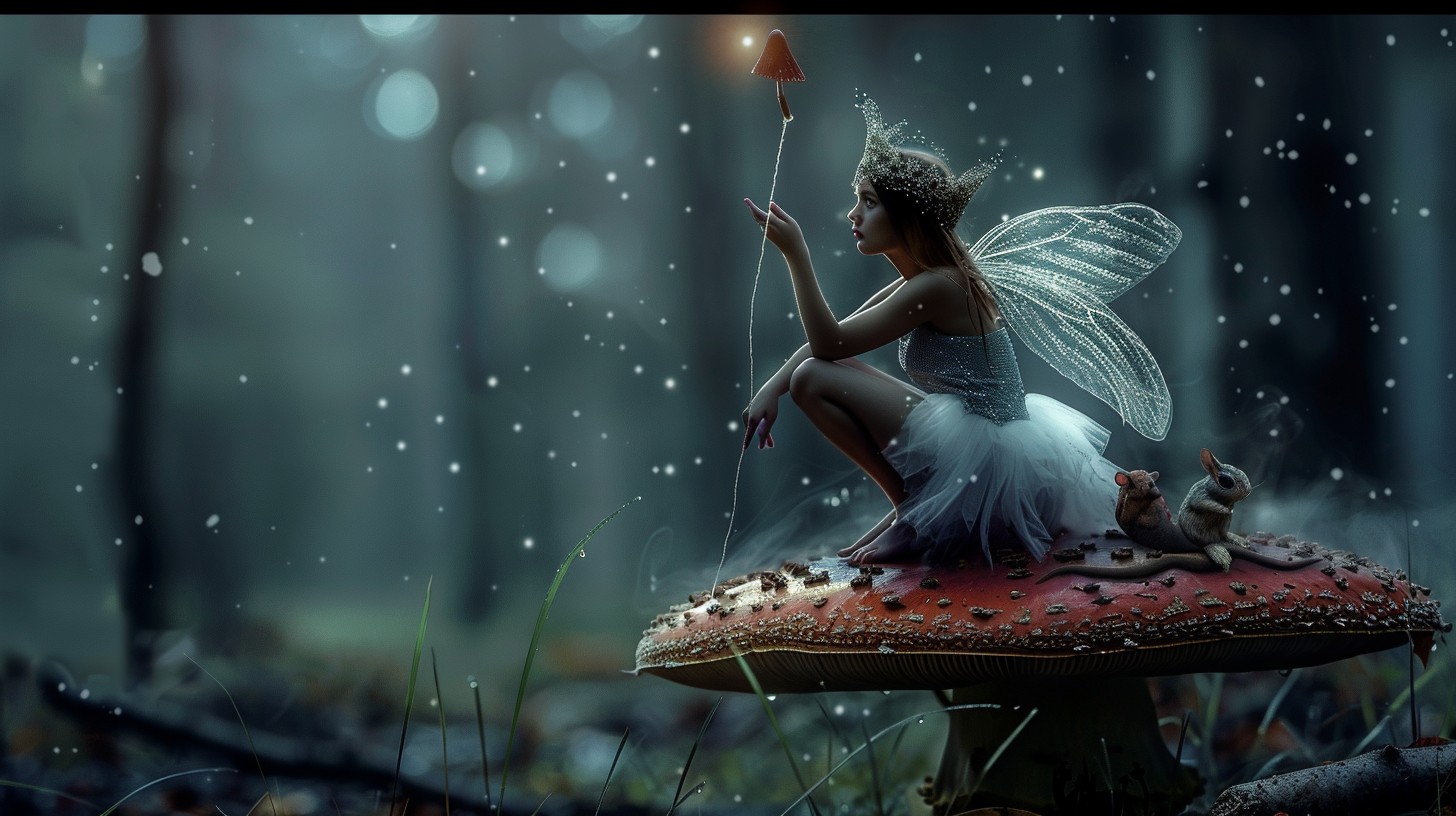 Free Enchanted Forest Fairy Image - Fairy, Forest, Mushroom | Download ...