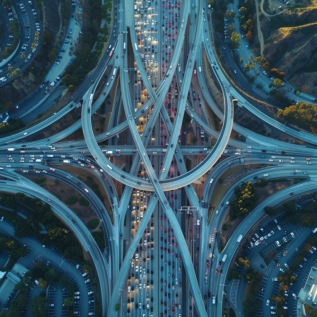 Interchange Theme Free Intricate Highway Interchange Image - Aerial, Highway, Interchange ...