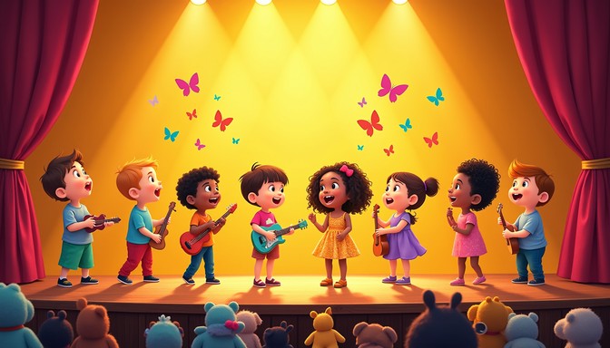 Free Children's Musical Performance Image | Download at StockCake
