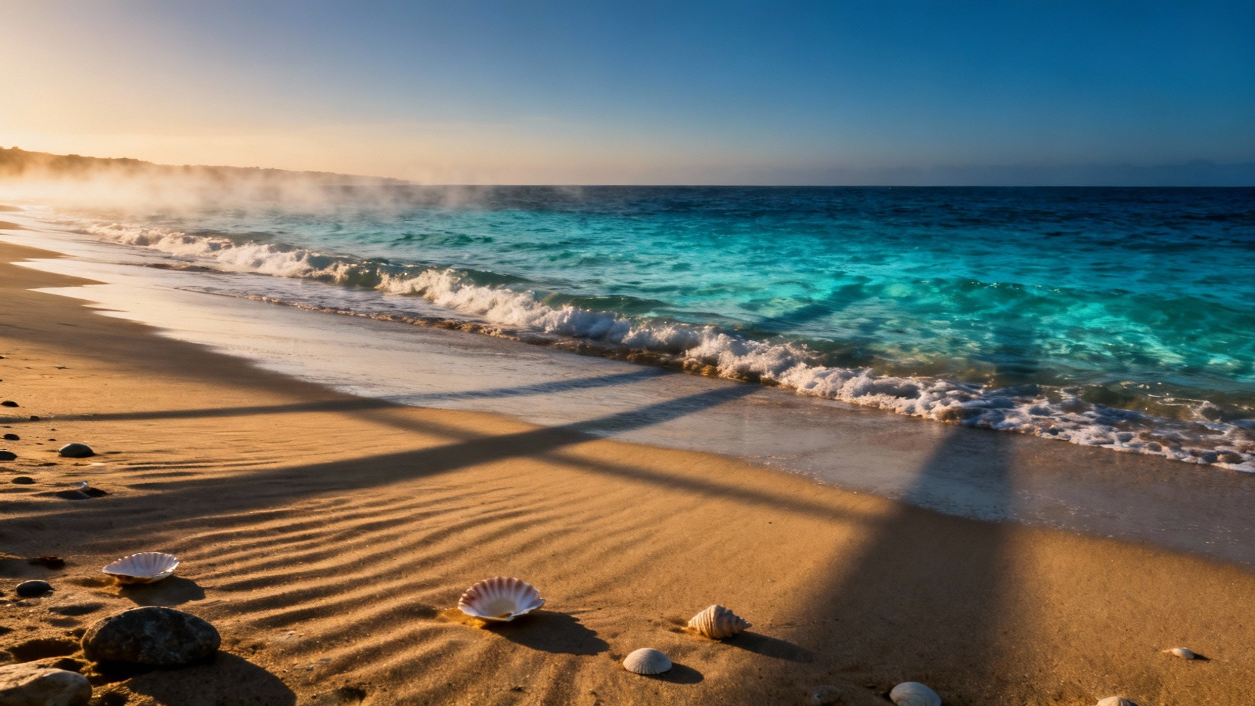 Free Golden Beach Sunset Photo - Beach, Ocean, Sunset | Download at ...