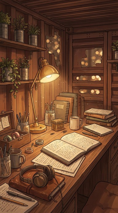 Free Cozy Study Vibes Image - Study, Reading, Desk | Download at StockCake